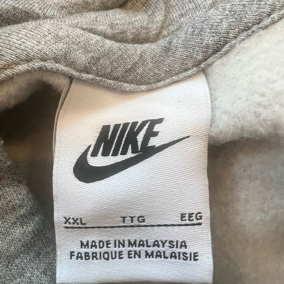 Arkansas Razorbacks Nike Heather Gray Hoodie - Picture 2 of 3